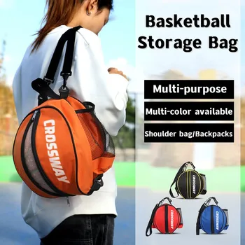 Рюкзак для хранения баскетбола Сумка для мяча из ткани Оксфорд Сумка для хранения футбола Спортивные многофункциональные рюкзаки для тренировок на открытом воздухе