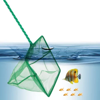 Аксессуары для аквариума Рыболовная сеть для аквариума Круглая квадратная рыболовная сеть Воздушные насосы и аксессуары Пластиковые всесезонные Не поддерживаются