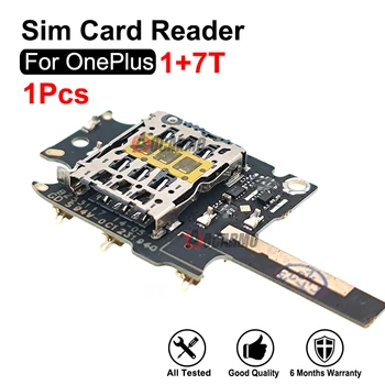Для OnePlus 7T 1 + 7t Устройство Чтения Sim-карт Держатель Лотка для SIM-карт Flex Repair Запасные Части