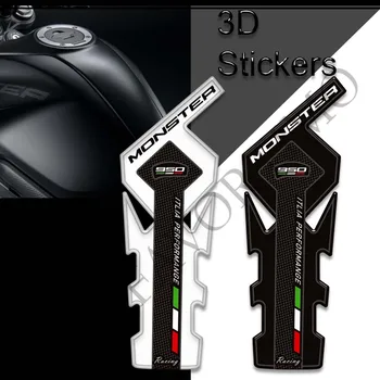 Для Ducati Monster 950 Аксессуары Наклейки Комплект Для Бензина И Мазута Защита Колена Накладка На Бак Ручки Мотоцикл 3D Наклейка