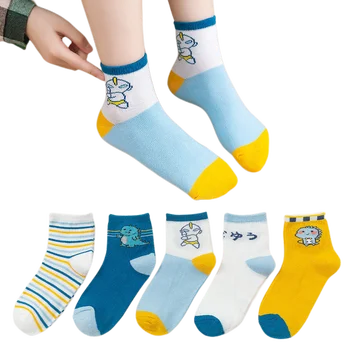 10 Пар детских хлопчатобумажных носков для малышей, мальчиков и девочек, летние хлопчатобумажные носки, детские носки в пол, комфортные дышащие сетчатые