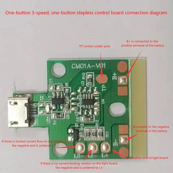 1ШТ USB Аккумулятор Источник Питания Встроенное Управление Зарядкой Сенсорный Диммер Фонарик DIY Настольная Лампа Доска Аксессуары