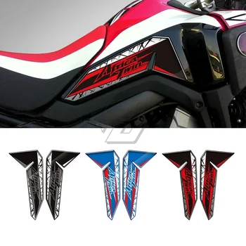 Для Honda Africa Twin 2016-2019 Наклейки для защиты боковых накладок бака мотоцикла из 3D-смолы