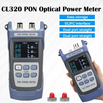 Новый Волоконно-оптический Измеритель PON CL-320A/U CL-320APC UPC FTTX ONT Портативный Измеритель мощности PON 1310 нм/1490 нм/1550 нм в качестве AUA-320A/U PON OPM