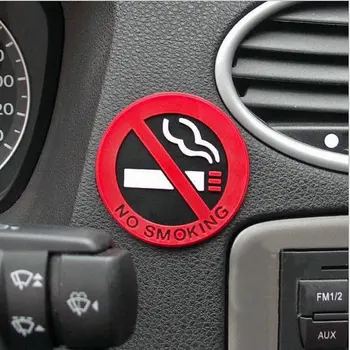 1шт Предупреждающий Логотип No Smoking Автомобильные Наклейки для SEAT Leon FR Cupra Ibiza Altea Exeo Formula SC Racing Arona Ateca Cordoba