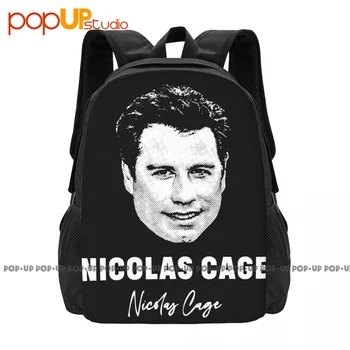 Рюкзак Nikolas Cage John Travolta Face Off Большой Емкости, Новейшие Складные Рюкзаки Для Персонализированной Одежды