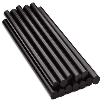 15 шт. палочки для горячего клея, 270x11 мм Черные палочки для термоклея для удаления вмятин на кузове автомобиля, поделки своими руками