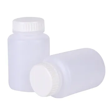 2 Шт 100 мл Прозрачная Пластиковая Бутылка Для Хранения Химических Реагентов Цилиндрической Формы Новая