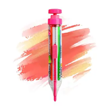 Цветные карандаши 8 В 1, вращающиеся ручки 8 В 1, цветные карандаши, Выдвижные Прозрачные цветные карандаши, масляный карандаш пастельного цвета для мальчиков
