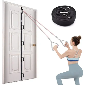 Дверной анкерный ремень для упражнений с эспандером, многоточечная анкерная гимнастическая насадка для домашнего фитнеса, насадка для силовых тренировок