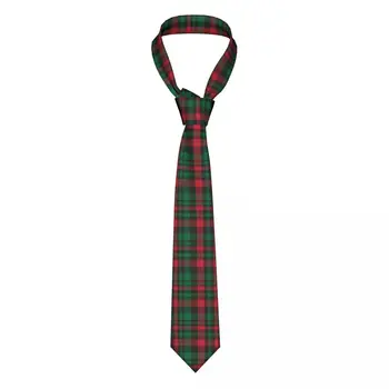 Галстук для мужчин, Формальные Узкие галстуки, Классический мужской Рождественский галстук в клетку с рисунком шотландки, свадебный галстук джентльмена, Узкий