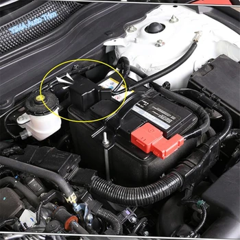 Защитная крышка для литья под давлением отрицательного интерфейса аккумулятора двигателя Подходит для Honda Accord 10th 2018 - 2022 Черные аксессуары для интерьера автомобиля