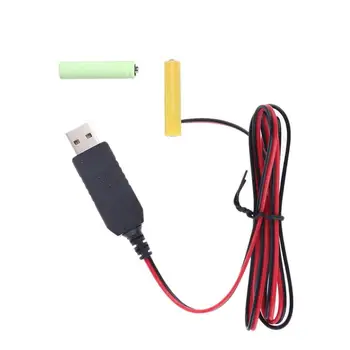 USB Power Converter Boost Устранители Заряда Батареи Заменяют 2шт 1.5 V LR03 AAA для подключения светодиодного Пульта Дистанционного Управления