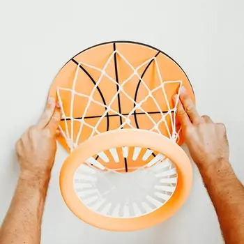 Пенопластовый баскетбол и обруч Мини-баскетбольное кольцо для помещений, детская игрушка, Складное баскетбольное кольцо для потолка