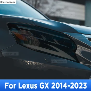 Защита автомобильных фар от дымчатого черного оттенка, защитная пленка от царапин, наклейки из ТПУ для Lexus GX GX460 2014-2023 Аксессуары