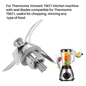 Сменный нож для блендера для кухонного комбайна Vorwerk Thermomix TM21, TM 21, нож для смешивания с уплотнителем, Сверхострые запасные части