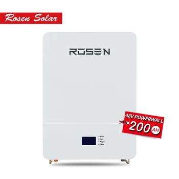 Rosen Solar Energy 5KW 10kw LiFePO4 Battery 48V 200Ah Power wall Литий-ионный Аккумулятор
