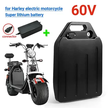Литиевая батарея для электромобиля Harley, водонепроницаемая батарея 18650 60V 40Ah для двухколесного складного электрического скутера Citycoco