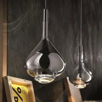 Ресторан Светодиодная Люстра бар кафе Подвесной светильник освещение спальни минималистское художественное Стекло Столовая Подвесные светильники