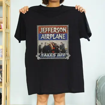 Jefferson Airplane - Jefferson Airplane Снимает футболку унисекс, Размер S-3XL