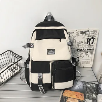 Корейский школьный Женский студенческий рюкзак большой емкости, Модный рюкзак для мальчиков, Сумка для компьютера, Женский школьный рюкзак, школьные сумки