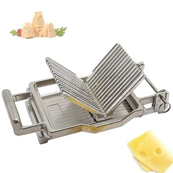 Ручной резак для сыра Ручной резак для сыра, защищенный от ржавчины, Удобная ручка, противоскользящая основа из нержавеющей стали для кухни