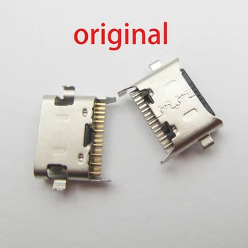Оригинальный Разъем USB-порта для зарядки Type-C Для Samsung A21 A215 A215U A215F A20S A207 207F A2070 Разъем Зарядного устройства
