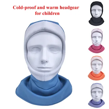 детская шапка, Зимняя маска для верховой езды, детский спортивный теплый головной убор Ollie velvet, Детский морозостойкий и сохраняющий тепло головной убор