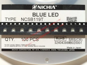 10 шт./ NICHIA Япония Азия NCSB119T импортировала 3 Вт высокой мощности 3535 с объективом 470 нм синий свет светодиодные лампы бусины
