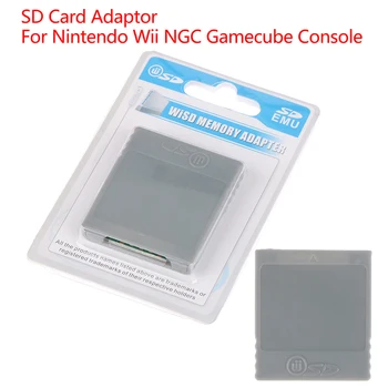 SD Flash WISD Адаптер для карт памяти, конвертер, Кардридер для консоли Nintendo Wii NGC Gamecube
