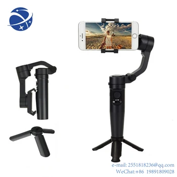 YYHC 3-осевой ручной карданный стабилизатор F3 Mini Gimbal Stabilizer Xs Action Camera Vlog Live Self Stick Штатив для Iphone