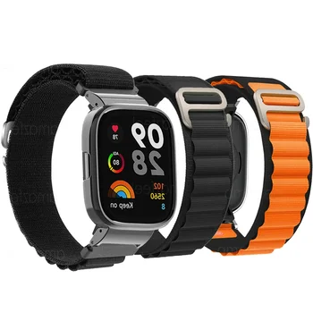 Нейлоновый ремешок Alpine + металлический корпус для Redmi Watch 2 Lite Band, активный браслет Redmi Watch 3 для Xiaomi Mi Watch Lite Wristband
