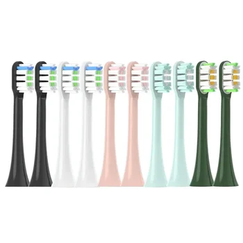 10шт для SOOCAS X3/X3U/X5 Сменные головки зубных щеток без меди, насадки для звуковой электрической зубной щетки Smart Brush Head