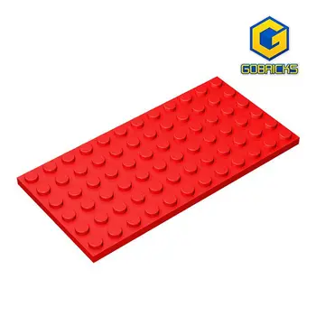 Пластина Gobricks GDS-526 6 x 12 совместима с детскими игрушками lego из 3028 деталей, из которых собирается игрушка Particles Moc Parts