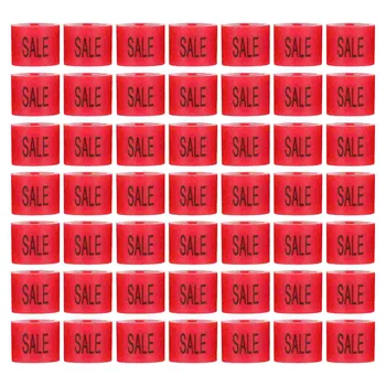 100 шт Размер Зернистость Цветовая маркировка Размеров Бирки для вешалок Пластиковые маркеры для распродажи одежды Красные этикетки для одежды