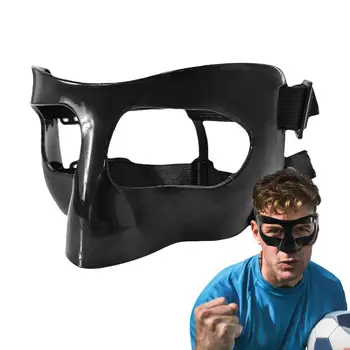 Баскетбольная маска с эластичным ремешком, защитная маска для лица, защитная маска для футбольного носа, защитная маска для защиты от столкновений