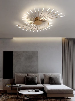 Минималистичный Роскошный Дизайнерский светодиодный потолочный светильник, современные светильники из теплого стекла, украшение гостиной, Прикроватная лампа для спальни, кабинет