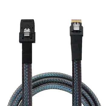 Новый кабель Slimsas Cable SFF8654 4I-8087 Соединительный кабель Серверной платы 1 М