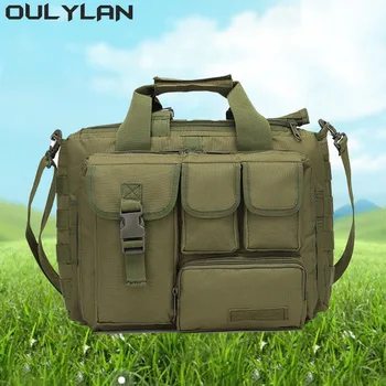 OULYLAN, мужская уличная армейская сумка большой емкости, сумки для ноутбуков, портативная сумка через плечо, сумка для инструментов для кемпинга, пеших прогулок