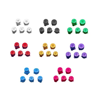 10 комплектов высококачественных металлических кнопок из алюминиевого сплава для xbox one с направляющими кнопками-пулями