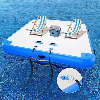 складывающийся док для надувной яхты, плавающий док для гидроцикла, понтонная палуба, надувная док-платформа