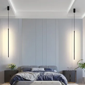 Подвесные светильники Nordic LED для украшения спальни, Прикроватные подвесные светильники, лампа для гостиной, подвесная лампа для лофта, подвесное освещение в помещении.