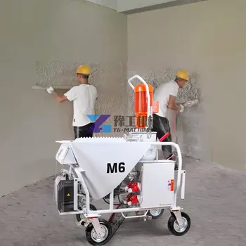 Автоматическая машина для оштукатуривания стен Yugong M6 / штукатурная машина для нанесения раствора