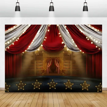 тканевый фон для красного циркового шатра размером 8x6 футов, фотография на день рождения, украшение тематической вечеринки в Карнавальную ночь, фон для фотосессии в душе ребенка