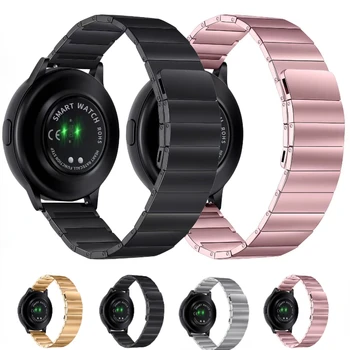 22 мм 20 мм Металлический Ремешок для Samsung Watch 4/5/6 Amazfit GTR/GTS Huawei Watch 4/GT3 Pro Браслет с Магнитной Петлей для Часов 4/6 Classic