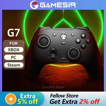 Игровой контроллер GameSir G7 Xbox Wired Gamepad для Xbox Series X, Xbox Series S, Xbox One, ПК с джойстиком ALPS, Сменные панели