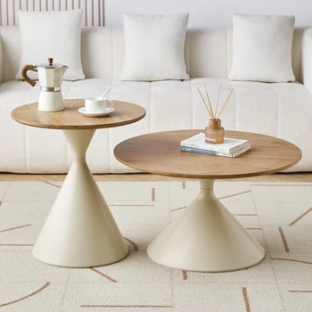 Эстетичный журнальный столик для японской кухни, деревянный угловой столик в скандинавском стиле, круглый узкий Столик Arredamento Аксессуары для гостиной