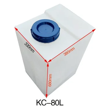 50Л/60Л / 70Л /80Л Полиэтиленовый квадратный пищевой резервуар для воды, пластиковый, устойчивый к кислотам и щелочам дозатор жидкости для завода-изготовителя лодок на колесах