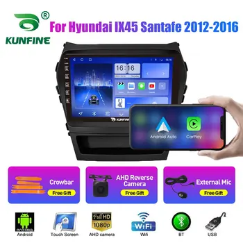 Автомобильное Радио Для Hyundai IX45 Santafe 12-16 Восьмиядерный Android 10,0 Автомобильный DVD GPS Навигационный Плеер Бесстекольное Автомобильное Стерео Головное Устройство