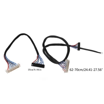 Шаг CPDD 250 мм Длина 500 мм Черный кабель LVDS Lines для мастерских технического обслуживания Подходит для 17 ” и 19”ЖК-панелей 1280x1024